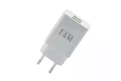 Carregador FAM 2.4A FCA-T225 com 2 Entradas USB e Tecnologia SmartIC AutoID - comprar online