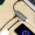 Imagem do Hub Multifuncional FAM 4 em 1 Tipo-C FCA-UI04 com Saída HDMI 4K e USB 3.0