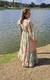 Vestido Indiano Longo Manga Longa - Flor de Cactus - Moda Alternativa