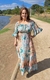 Vestido Indiano Longo com Manga 3/4 - comprar online
