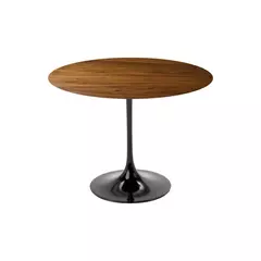 Mesa Lateral Tulipa Saarinen Redonda - 50 cm - Freijó - comprar online