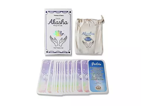 Oráculo AKASHA Mensajes de Luz c/ bolsita