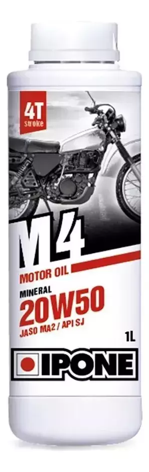 LUBRICANTE IPONE M4 MINERAL 20w50 4T - comprar online