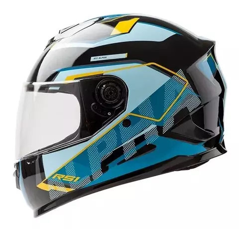 Casco Integral Hawk Rs1 Alpha Azul/verde - comprar online