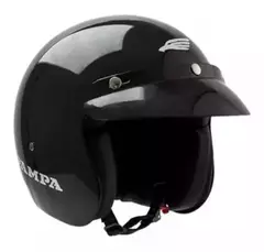 Casco Abierto Halcon Pampa Negro