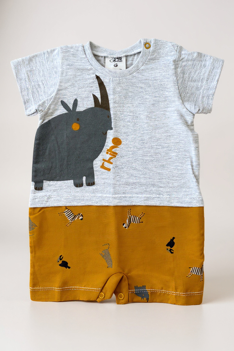 Romper animais em suedine BK491 - comprar online