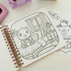 Livro de Colorir Capivaras na internet