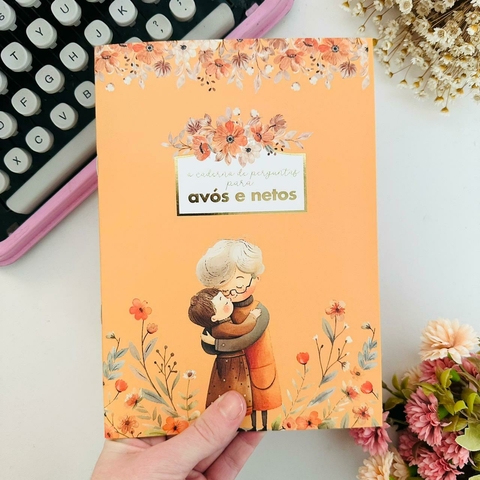 Caderno de Perguntas Avós e Netos 32 Páginas 21×15 cm - comprar online