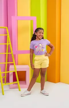 Conjunto Básico Moletom Fresh Fun Lilás - loja online