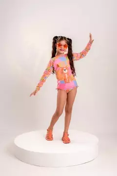 Conjunto Praia Feminino Blusa Proteção + TANGA 2 Peças Alecrim na internet