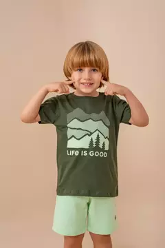 Conjunto Básico Moletom Life Is Good Verde Jungle - comprar online