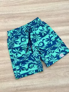 Bermuda Tactel Premium Estampado Azul na internet