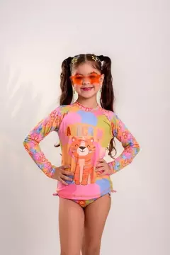 Conjunto Praia Feminino Blusa Proteção + TANGA 2 Peças Alecrim - comprar online