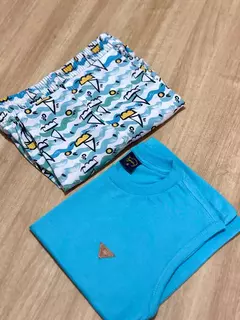 Conjunto Surf Azul Claro na internet