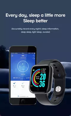 Relógio Smartwatch Y68 - comprar online