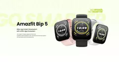Relógio smartwatch Amazfit bip 5 na internet