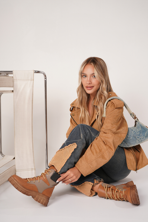 Botas Malaga - Cuero Vacuno Premium, Diseño Urbano con Plataforma - comprar online