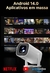 P30 PRO Mini Projetor Inteligente Android 14 WiFi6 BT 5.0 Suporte 4K 1280*720 - FlashBR