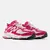 Tênis New Balance 9060 na cor rosa fúcsia com detalhes em branco e sola robusta