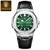 FFOrder Men'S Sports Watch Waterproof Poedagar Luxury Brand Business Leather Strap Square Dial Luminous Quartz Watch Men'S Calendar - loja online