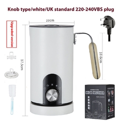 Espumador de leite doméstico borbulhador de leite quente e frio