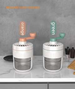 Imagem do Máquina de raspar gelo manual, pequeno triturador de gelo doméstico, máquina