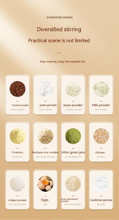 Caneca de café elétrica de vidro com agitação automática de 400 ml - comprar online