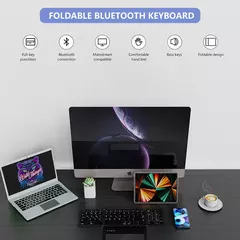 Teclado Dobrável com Touchpad e Conexão Bluetooth | Disponível em Português - comprar online
