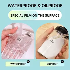 Etiqueta Autoadesiva Transparente para Mini Impressora Térmica