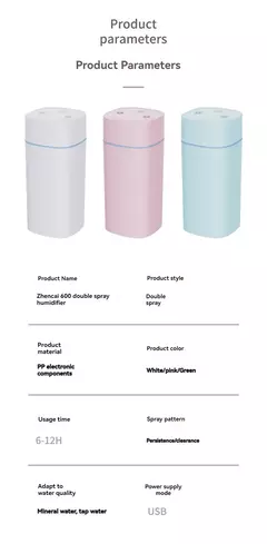 Umidificador USB de bico duplo na internet