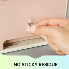 Etiqueta Autoadesiva Transparente para Mini Impressora Térmica