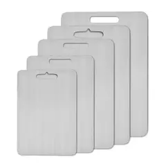 Placas de corte de titânio para cozinha