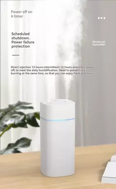 Umidificador USB de bico duplo - Zênite