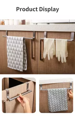 Toalheiro de aço inoxidável para banheiro e cozinha - comprar online