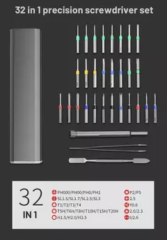 Imagem do Kit Chave de Precisão Multi Tipos Zênite (8 a 46 em 1)