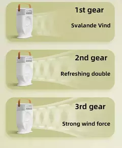 Imagem do Ventilador Portátil com pulverização de 5 furos | Ideal para Abastecer com Á