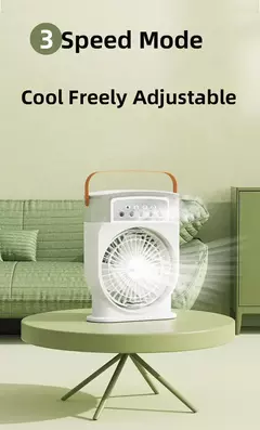 Ventilador Portátil com pulverização de 5 furos | Ideal para Abastecer com Á - Zênite