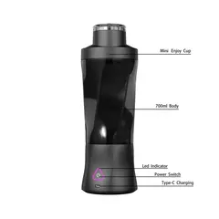 2025 novo espremedor elétrico sem fio portátil carregamento usb 700ml - comprar online