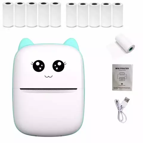 Mini Impressora Térmica Portátil | Imprima Direto de Seu Smartphone