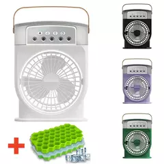 Imagem do Ventilador Portátil com pulverização de 5 furos | Ideal para Abastecer com Á