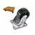 Kit com 400 Rodinhas Giratórias para Móveis rodizio Vaso de Plantas Mini Rodízio 32mm + Parafusos - Onix Comercial