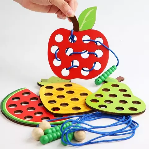 Frutinhas do Saber – Brinquedo Educacional de Madeira