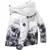 IJaqueta Puffer Estampada com Capuz