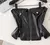 Corset em Couro Ecológico Zíper Duplo - comprar online