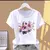 Camiseta Feminina Oversized com Várias Estampas na internet
