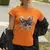 Camiseta Feminina Básica GuGi Borboleta Florida Para O Dia A Dia Tecido Macio 1 na internet