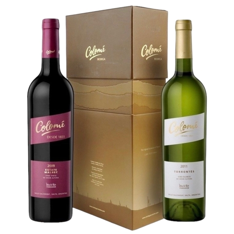 Colomé Estate Malbec + Torrontés estuche 2x750 ml