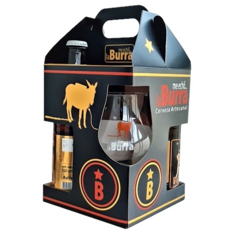Me Echó La Burra Estuche 3x350 ml + vaso