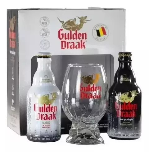 Gulden Draak Estuche 2x330 ml +copa
