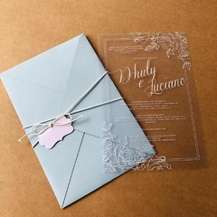 Convite Dhuly e Luciano